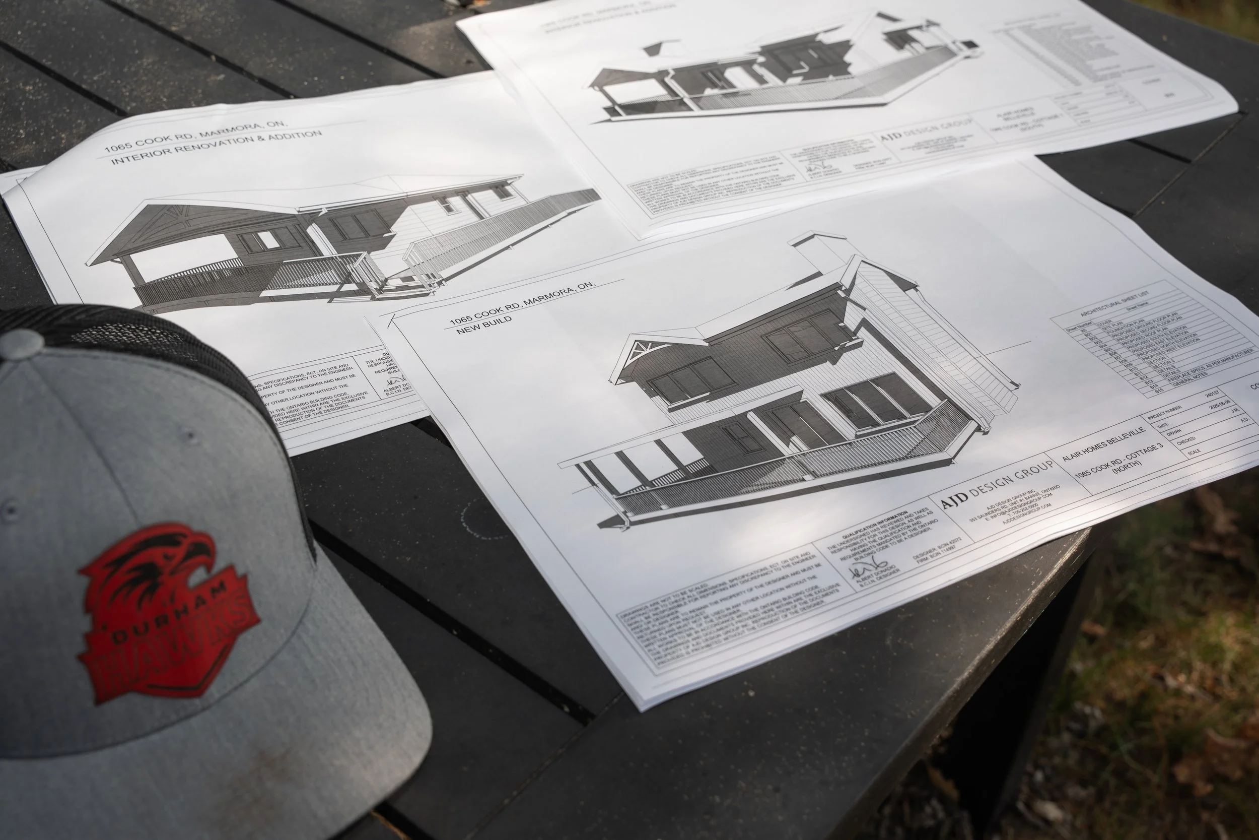 Structural supports exposed as cabin deck demolition progresses.