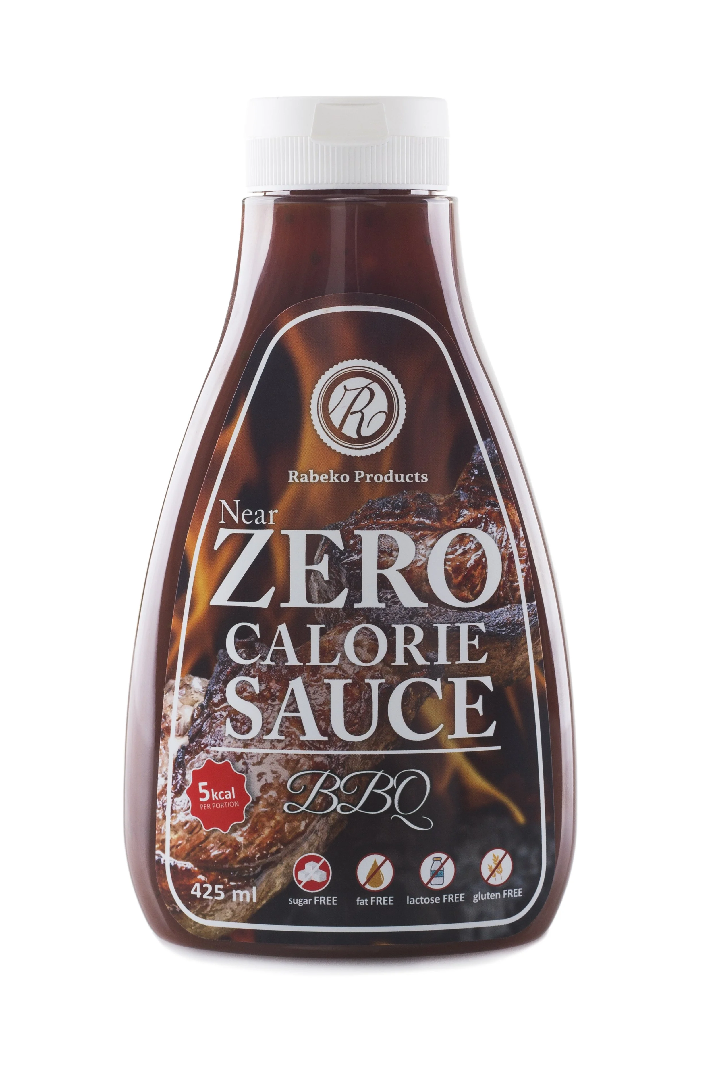 Product photography of Rabeko BBQ sauce bottle
