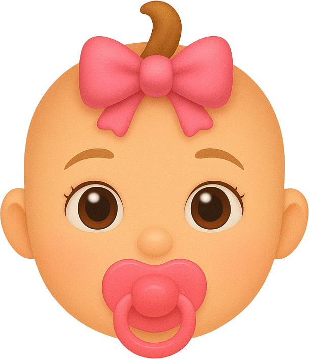 baby with bow