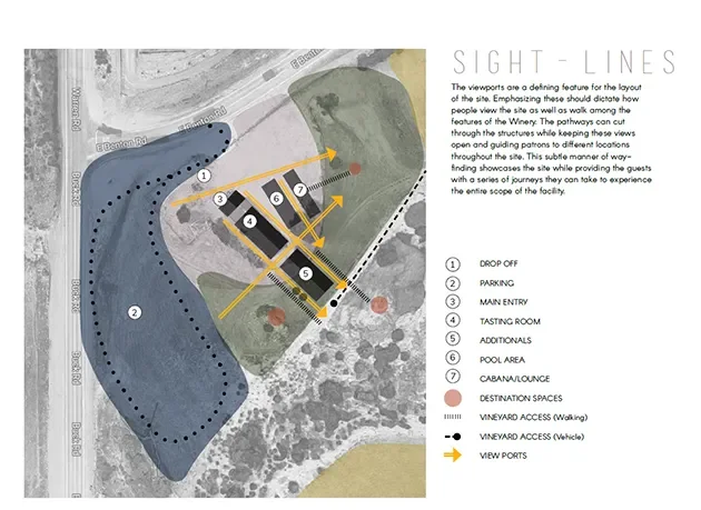 Master Planning process image showing Tecture Studio's early spatial planning work.