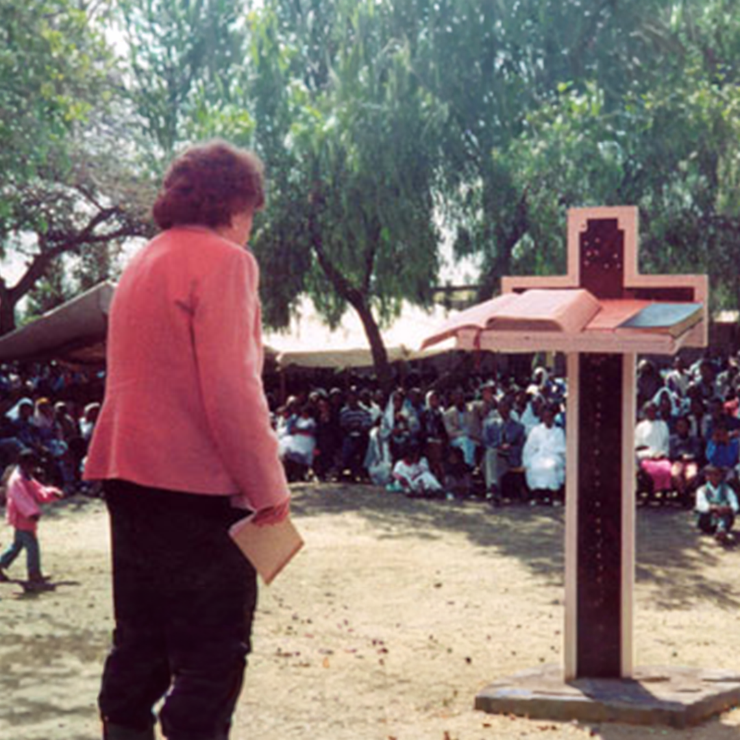 A newly built rural church