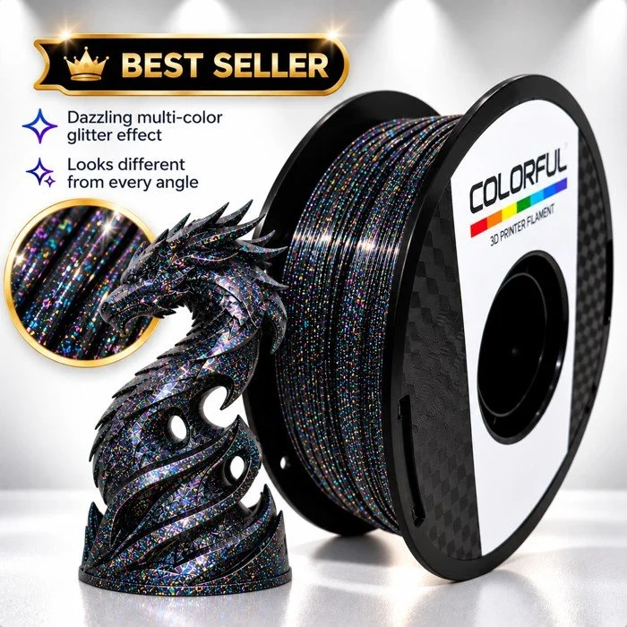 Magic PLA Signature with a printed project example