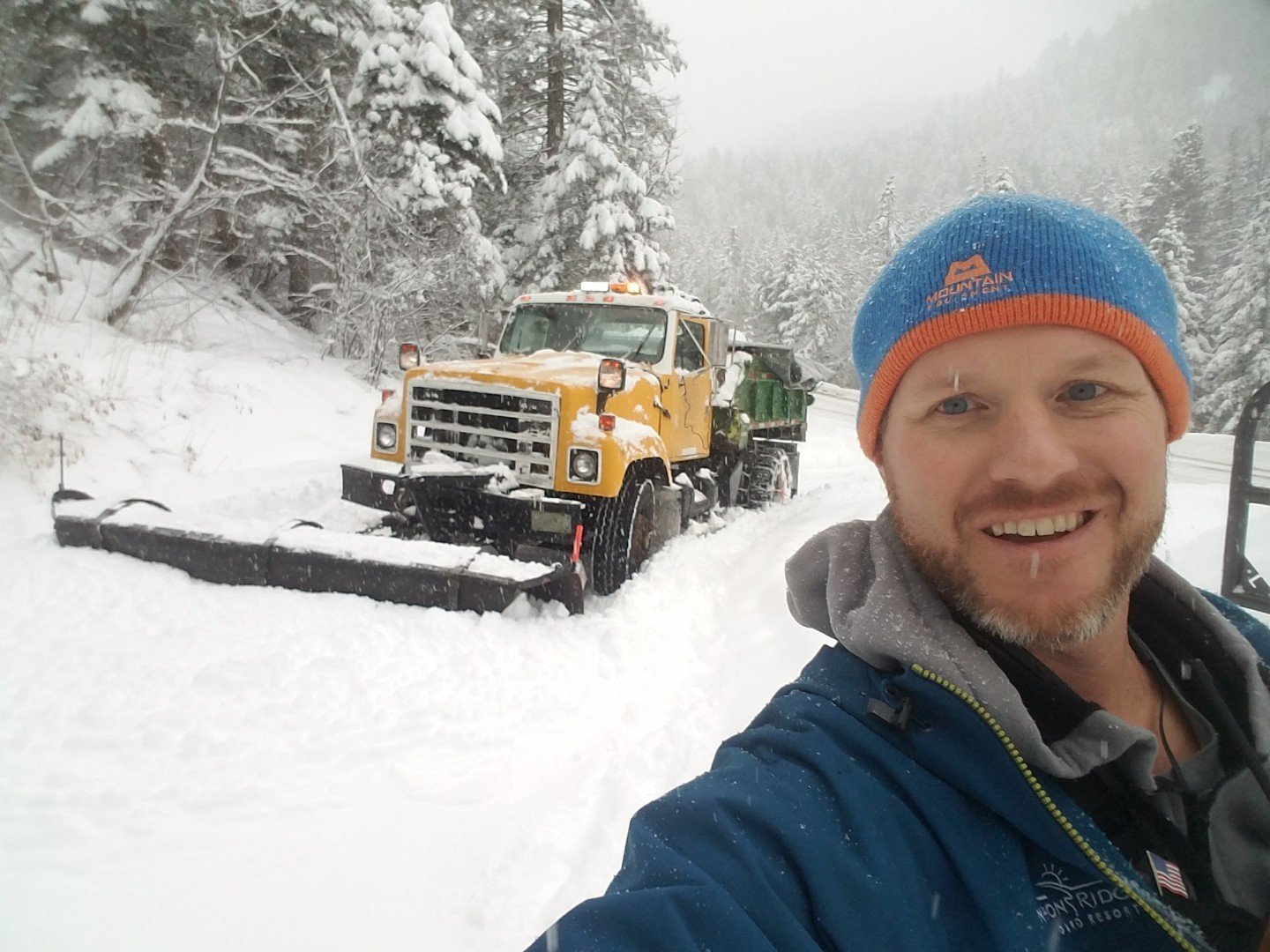 Snow operations on the mountain