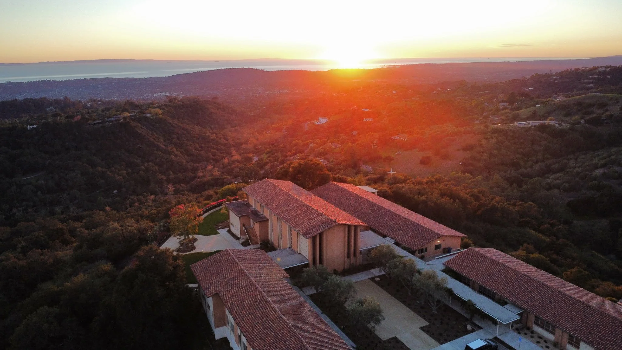 Valinor chapel at golden hour