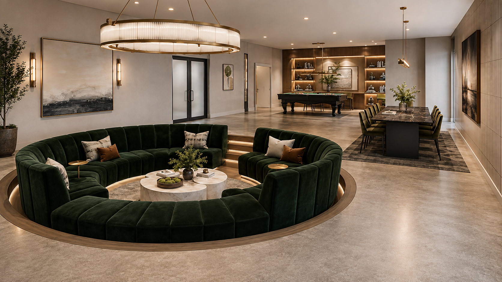 Resident common area at HAVN Sud