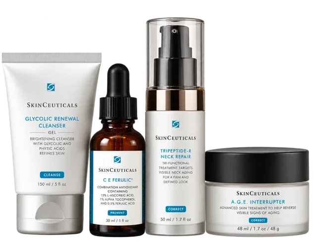 SkinCeuticals cleanser, C E Ferulic, Tripeptide-R and A.G.E. Interrupter