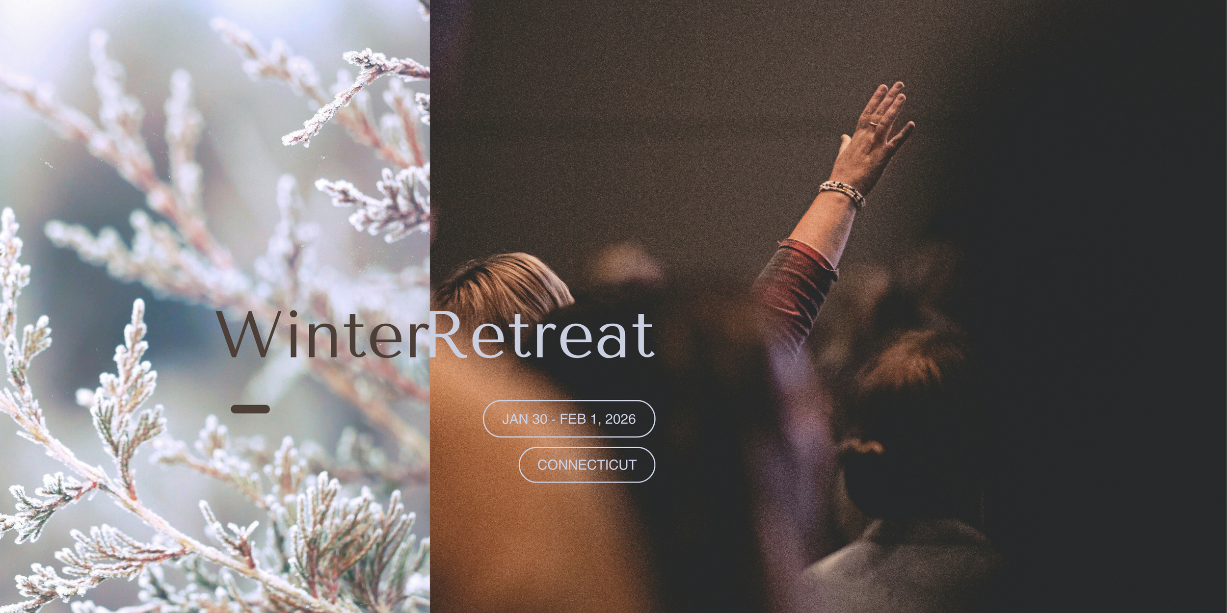 Winter Retreat 2026 - Desktop view