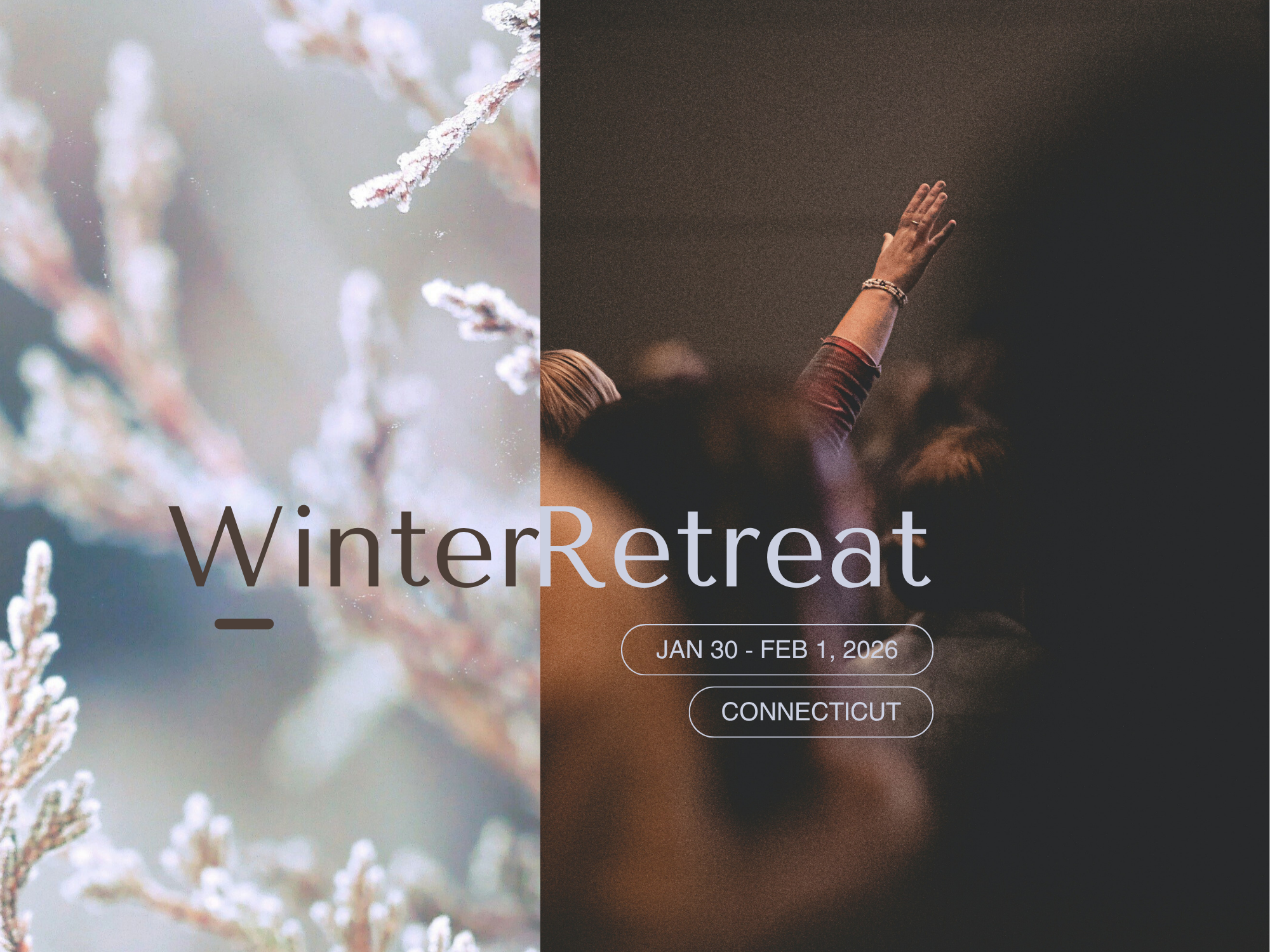 Winter Retreat 2026 - Mobile view