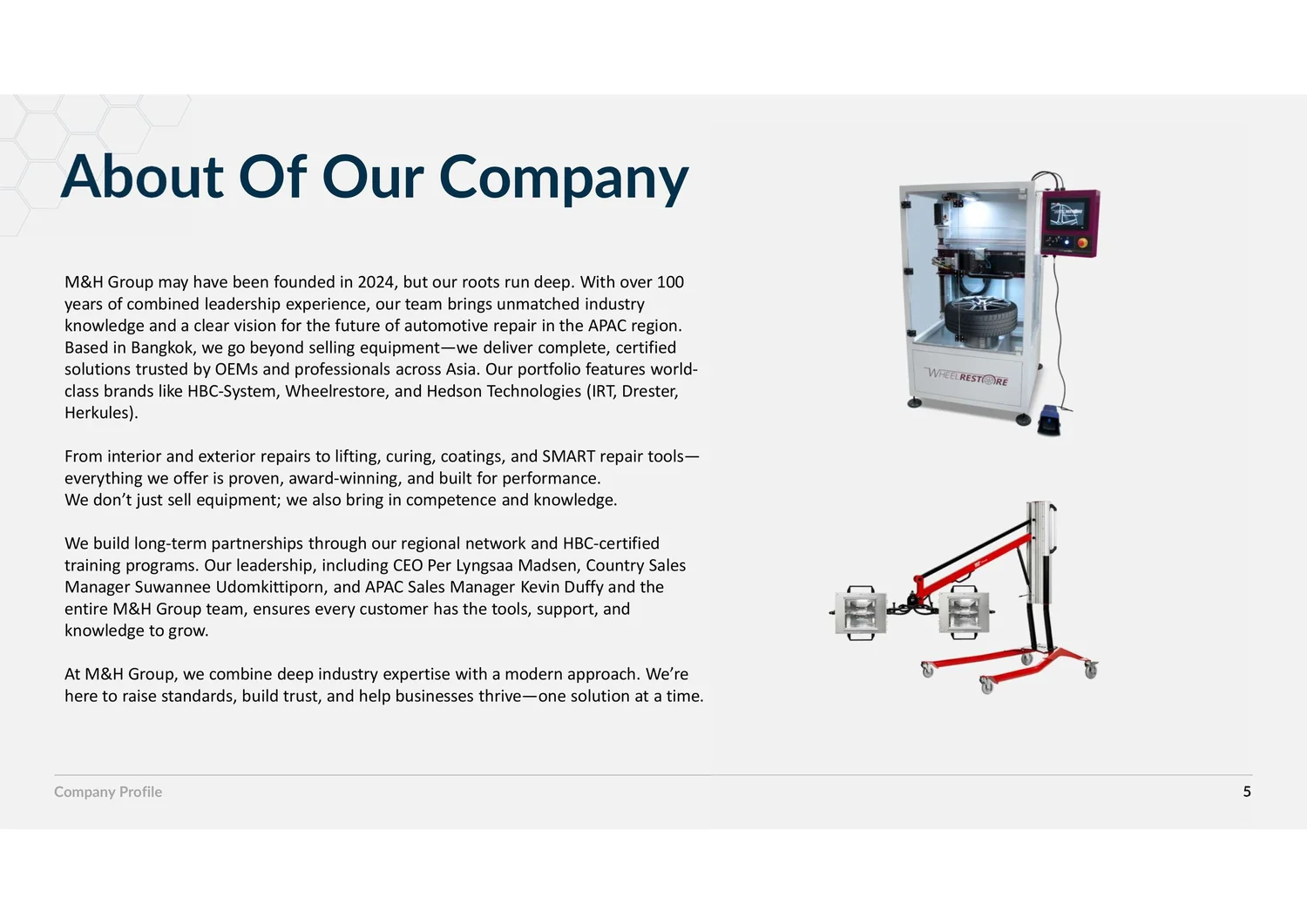Company Profile — Page 5