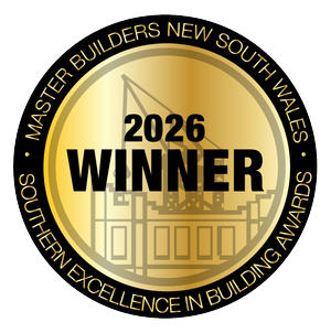 Master Builders NSW 2026 Winner, Southern Excellence in Building Awards