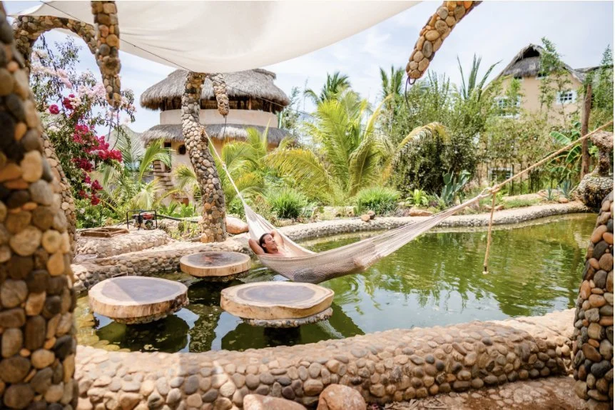 Barbarenas Eco Retreat, La Punta, Puerto Escondido: View from the unit 4