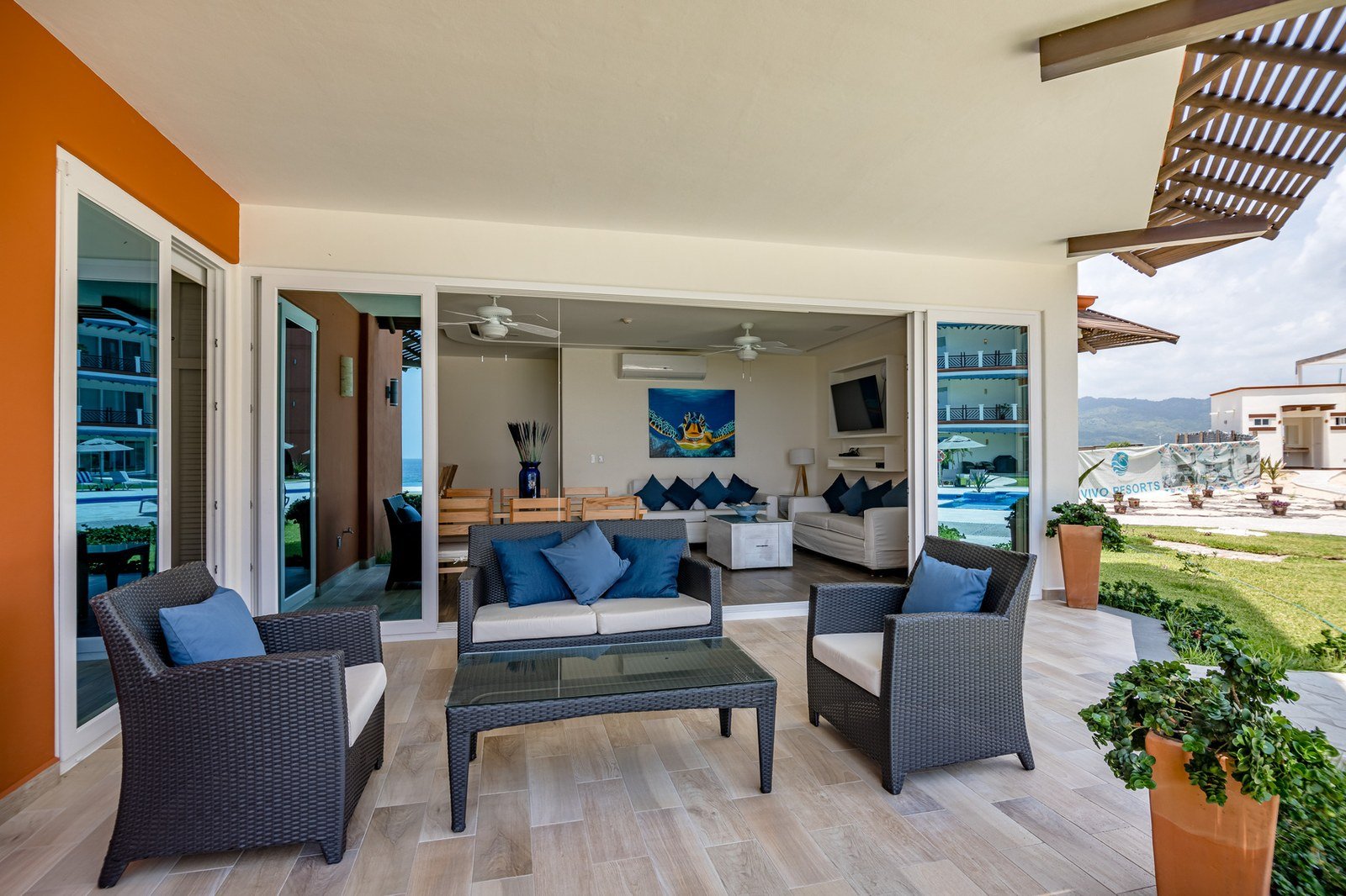 Unit 1212, Laguna, Vivo Resorts: Terrace 3