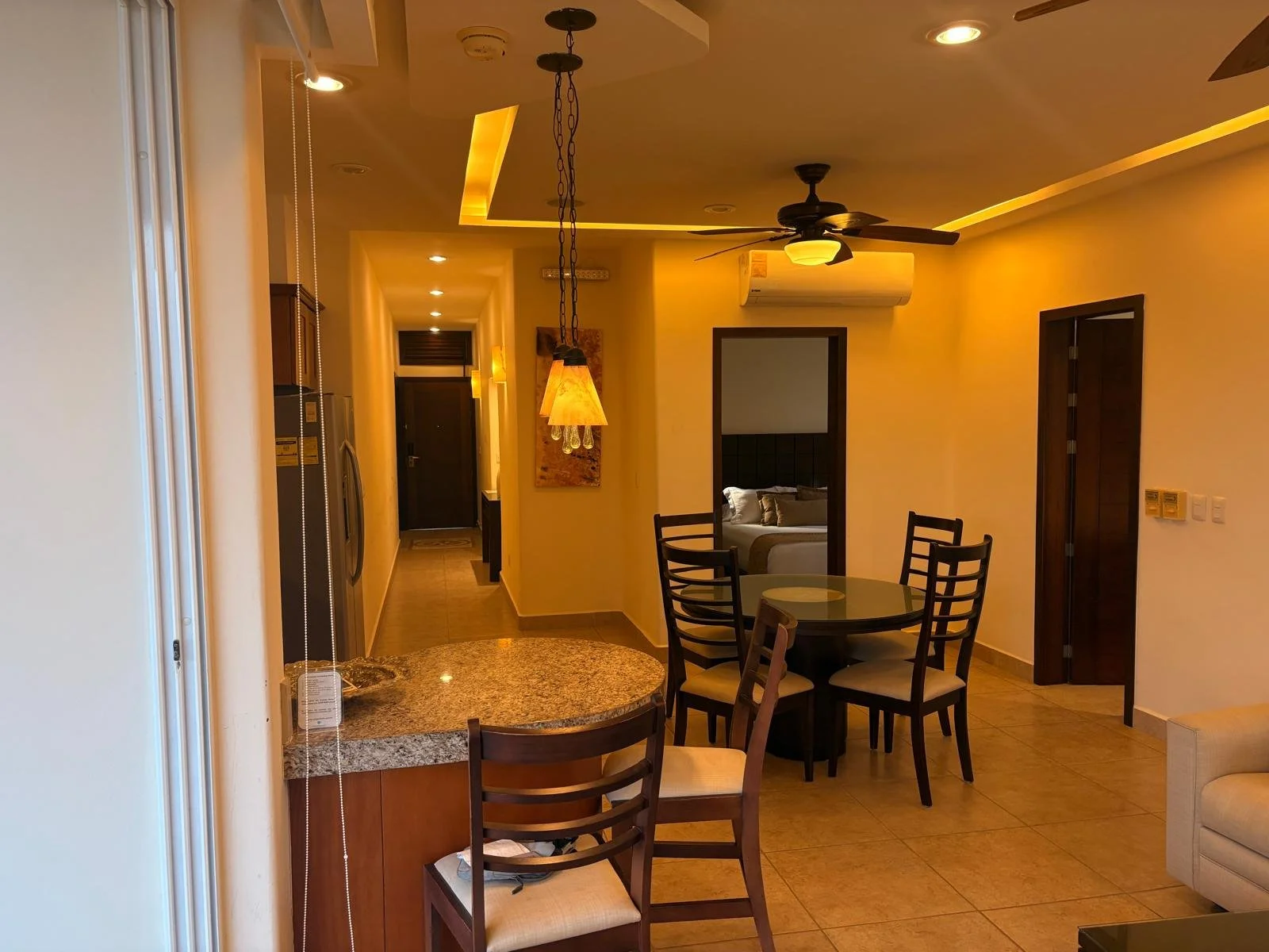 Unit 242, Vivo Resorts Building B: Open dining and living area