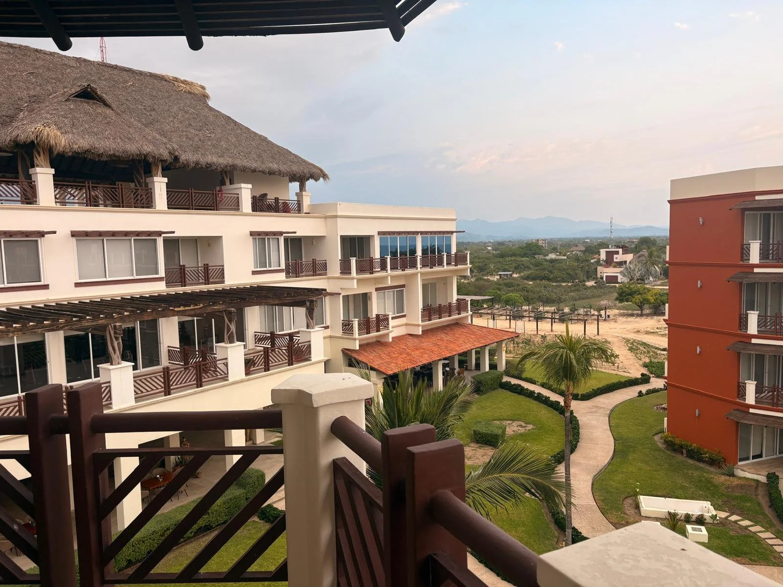 Unit 242, Vivo Resorts Building B: Balcony view over the Vivo Resorts courtyard