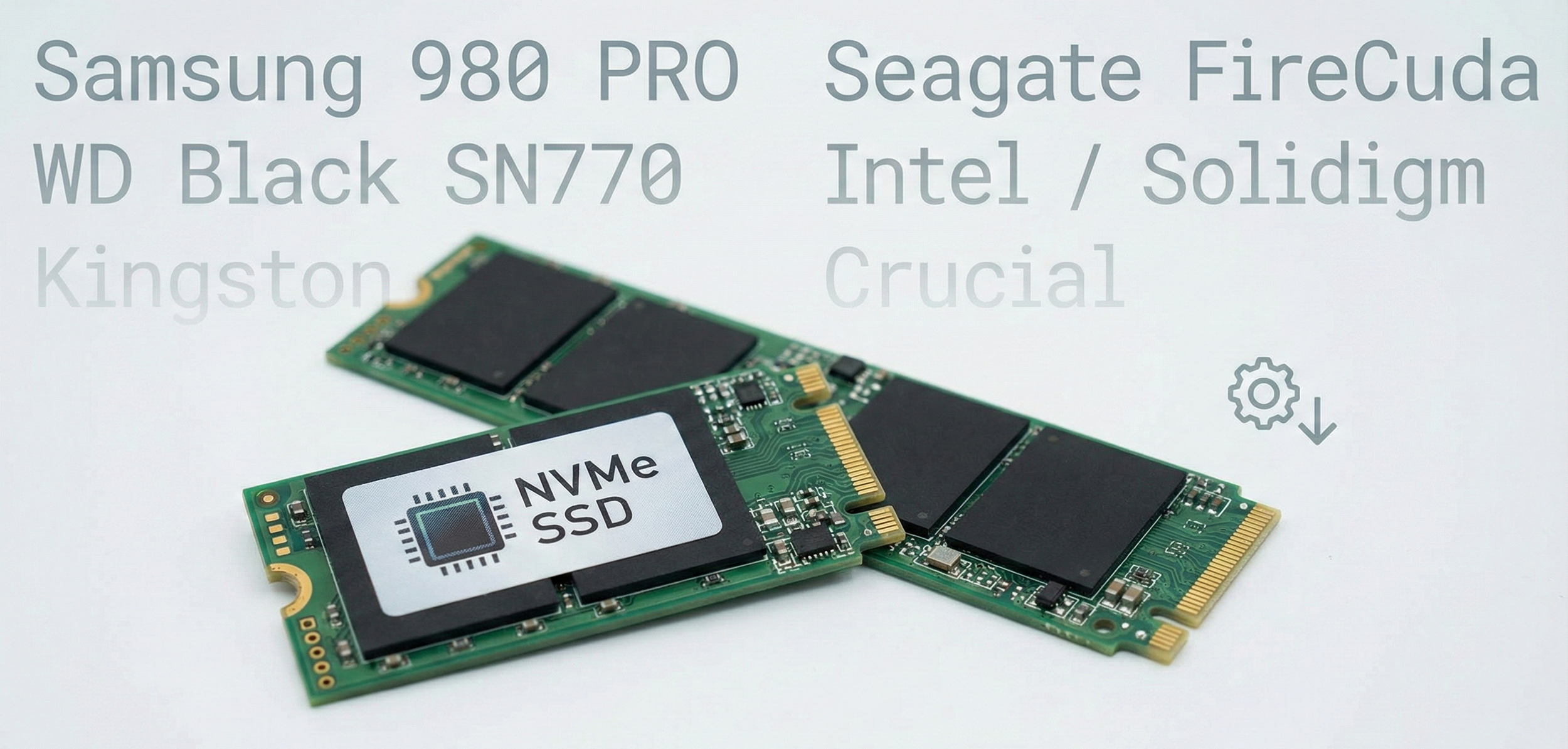 Generic SSD with text Samsung 980 Pro