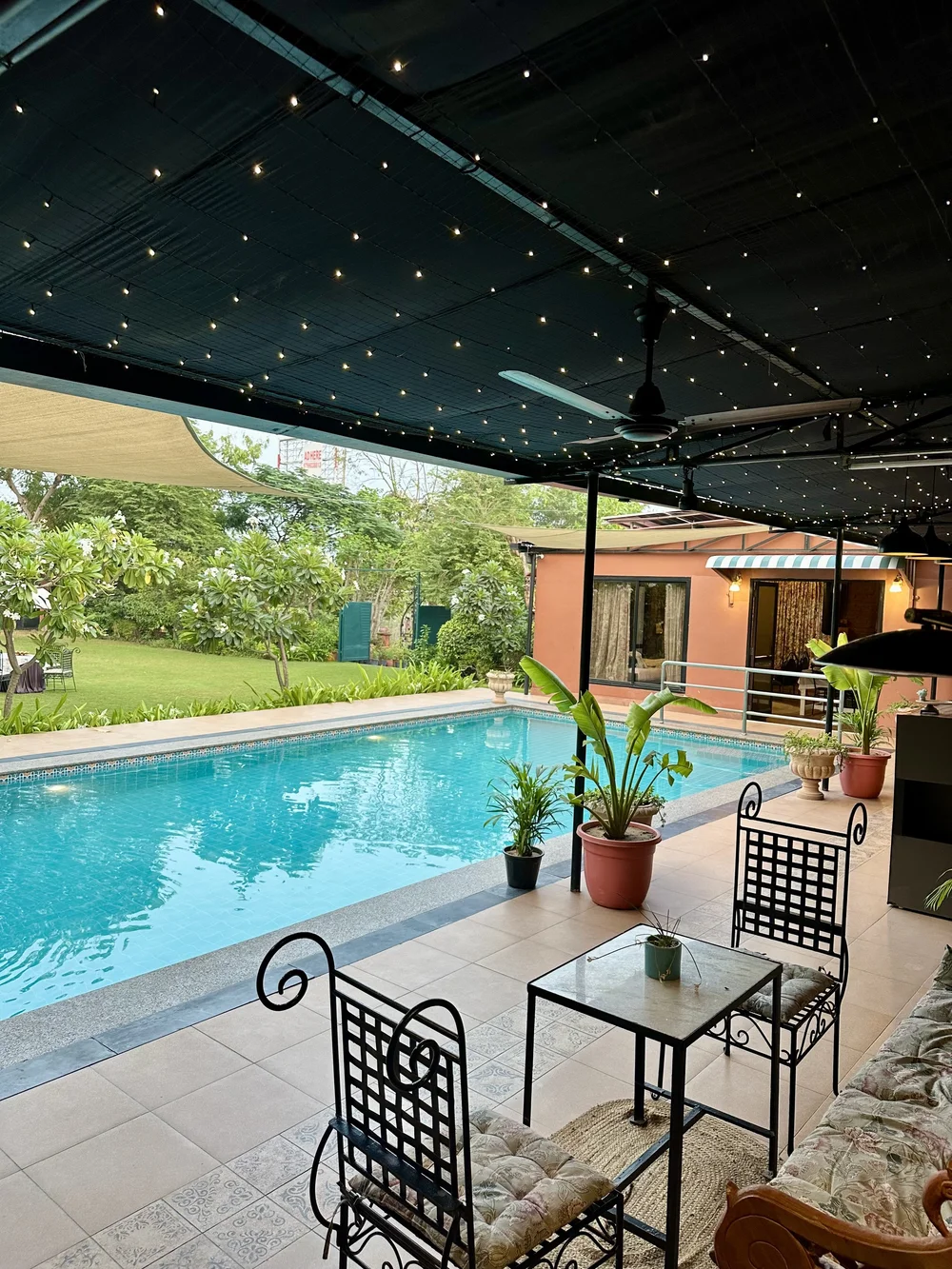 Private pool and The Oasis