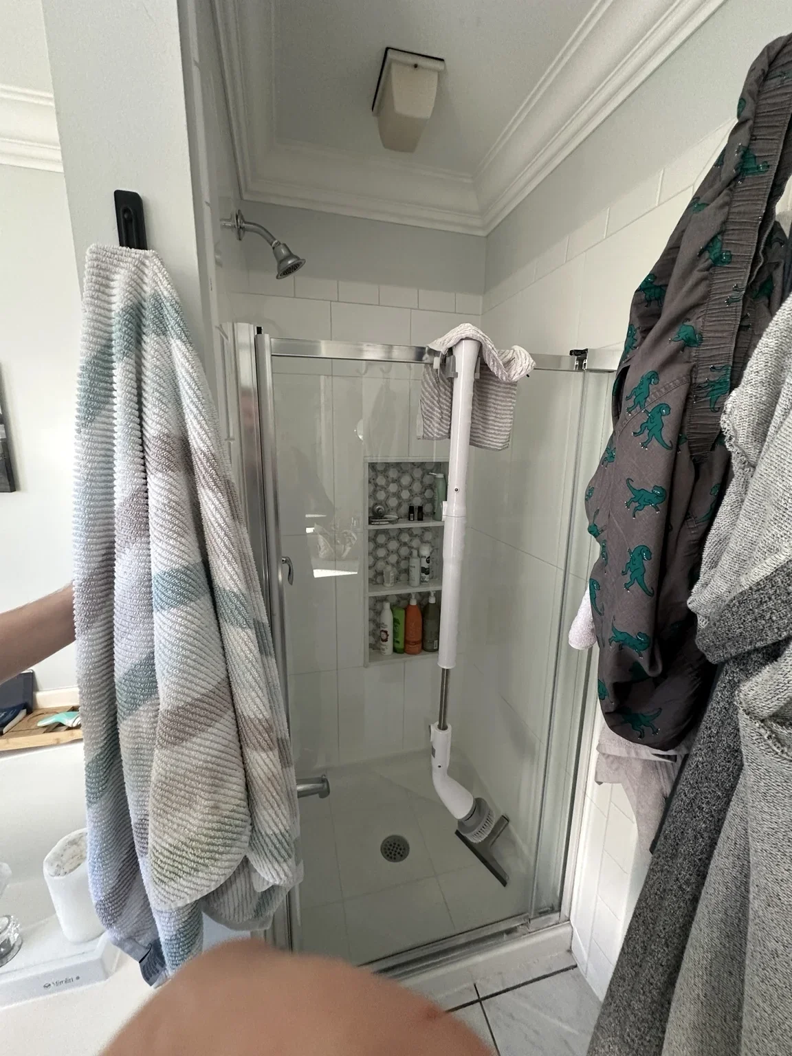 Bathroom shower before renovation in Oakville