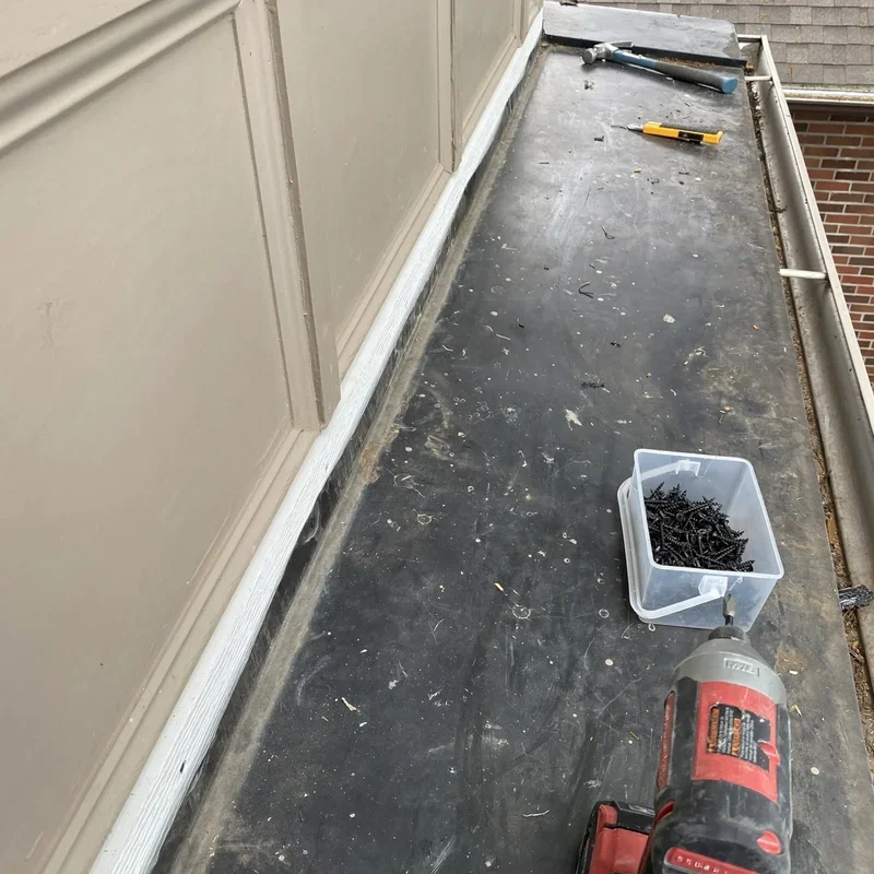 Exterior repair process photo