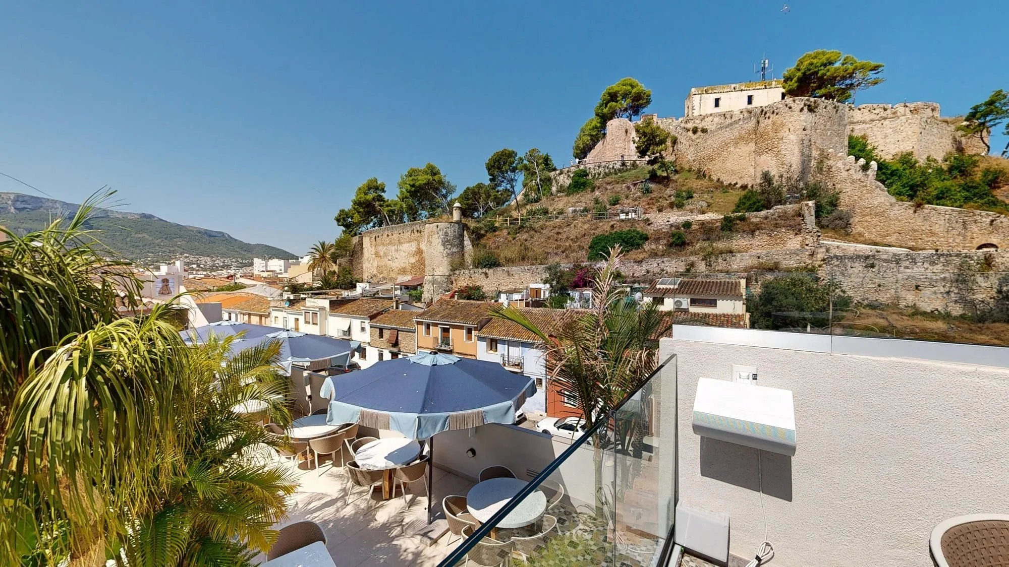 Vistas al castillo desde SKY