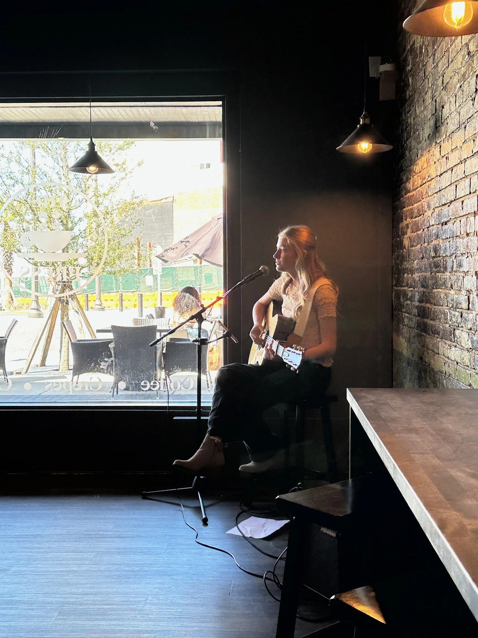 Aubrey Jane backstage