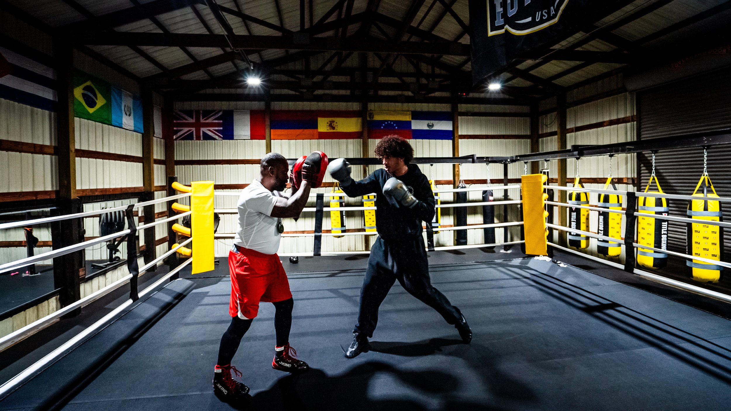 Advanced boxing training