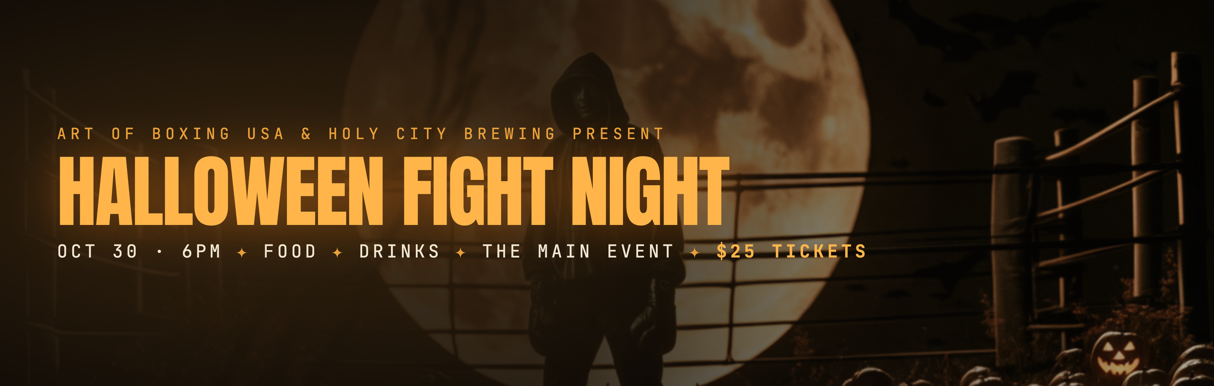 Halloween Fight Night at Art of Boxing USA, October 30