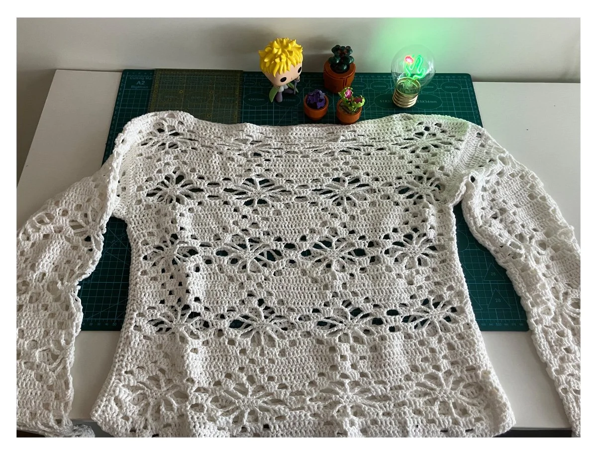 Maglia all'uncinetto