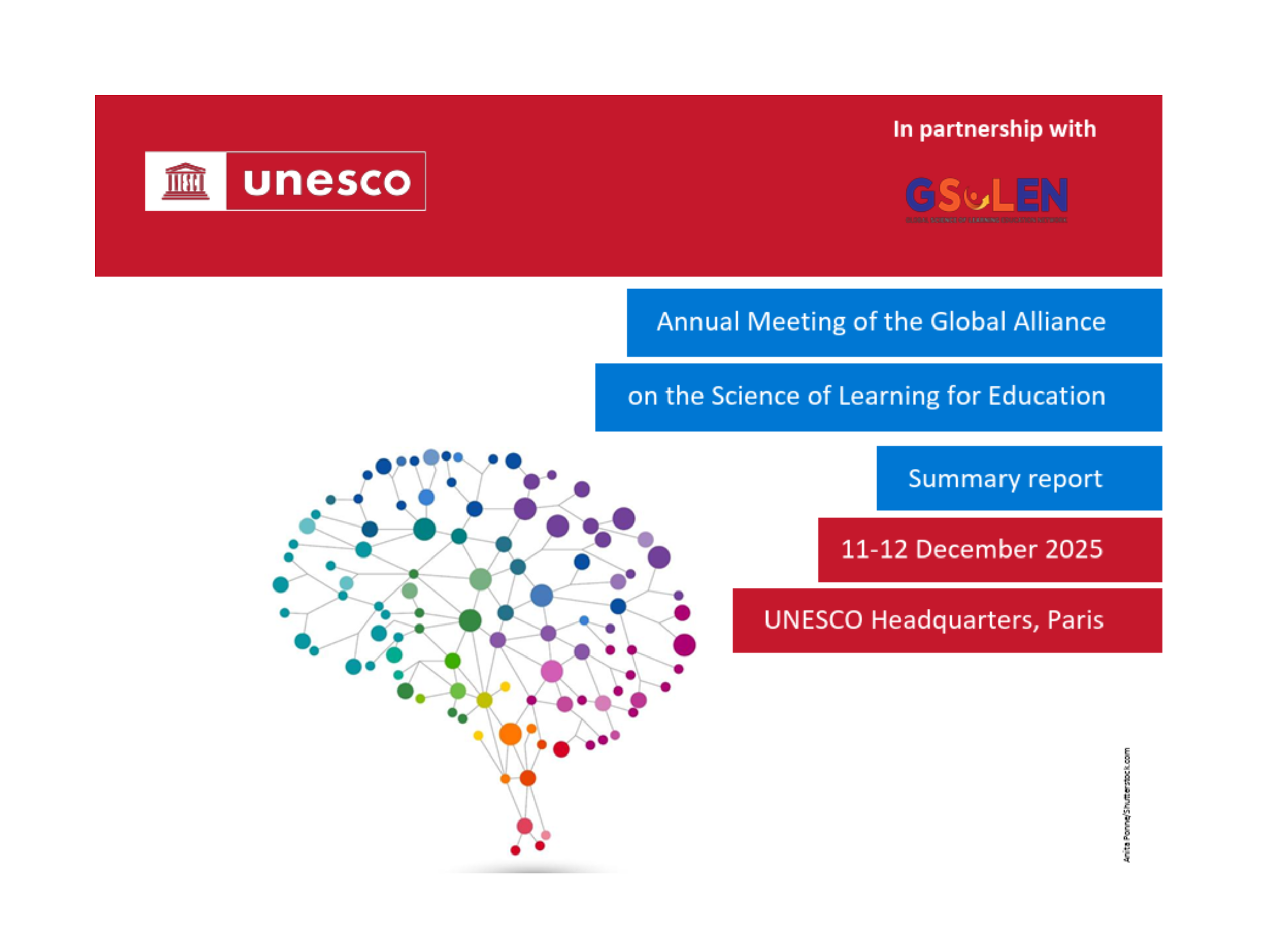 Global Alliance on the Science of Learning for Education Summary Report