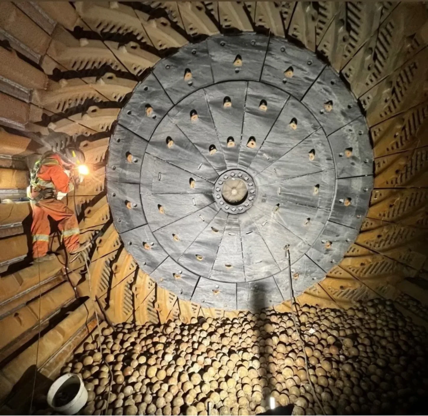 Ball mill repair and maintenance work