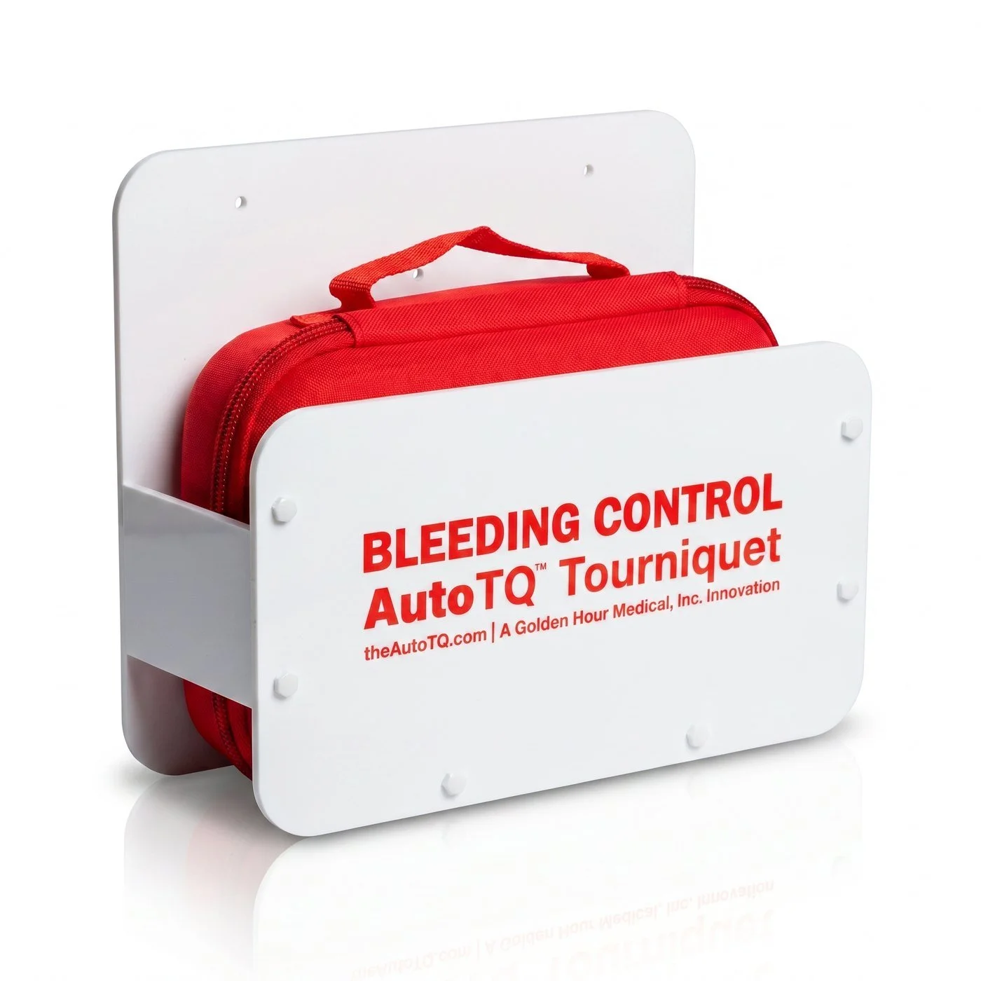 A wall-mounted AutoTQ bleeding control kit
