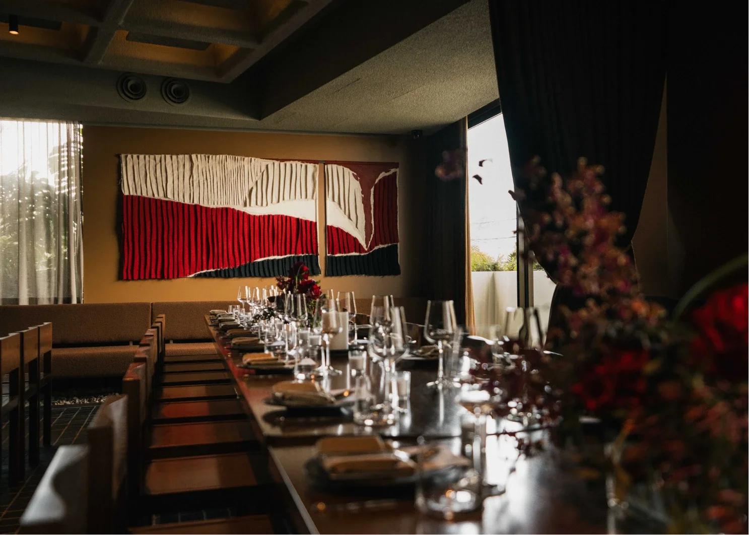 Shared table at Norté