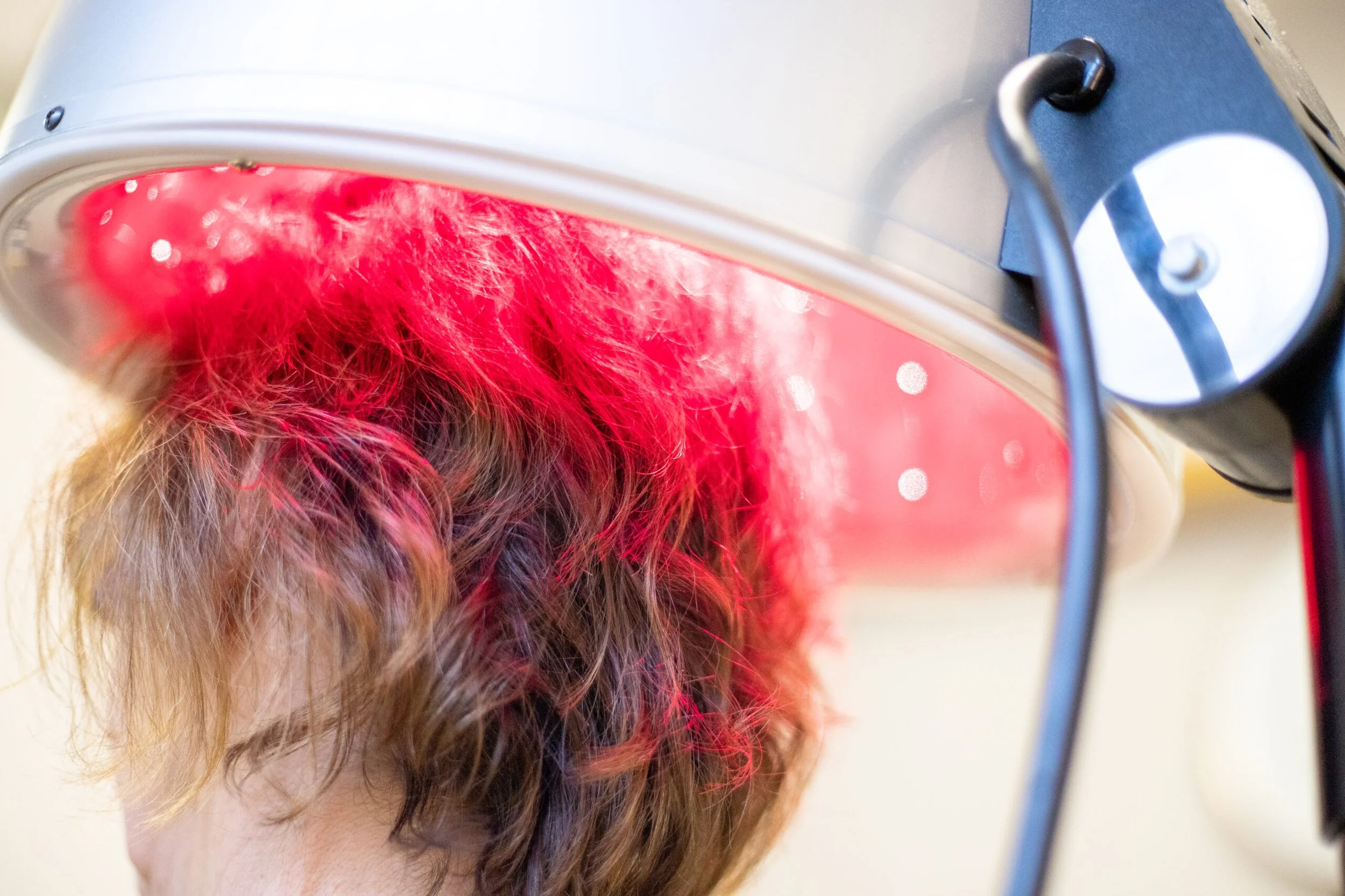 Laser therapy hair growth treatment at Another Look Hair Institute in East Lansing