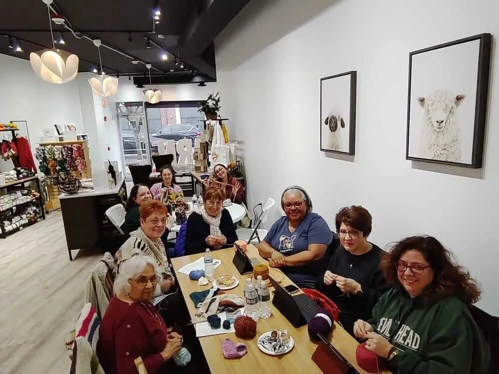 Stitch Night at AriYARN Shop and Studio