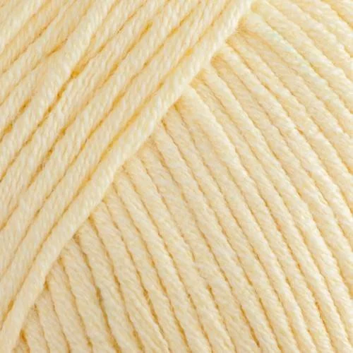 Laines du Nord Baby Soft yarn in sunny yellow skein