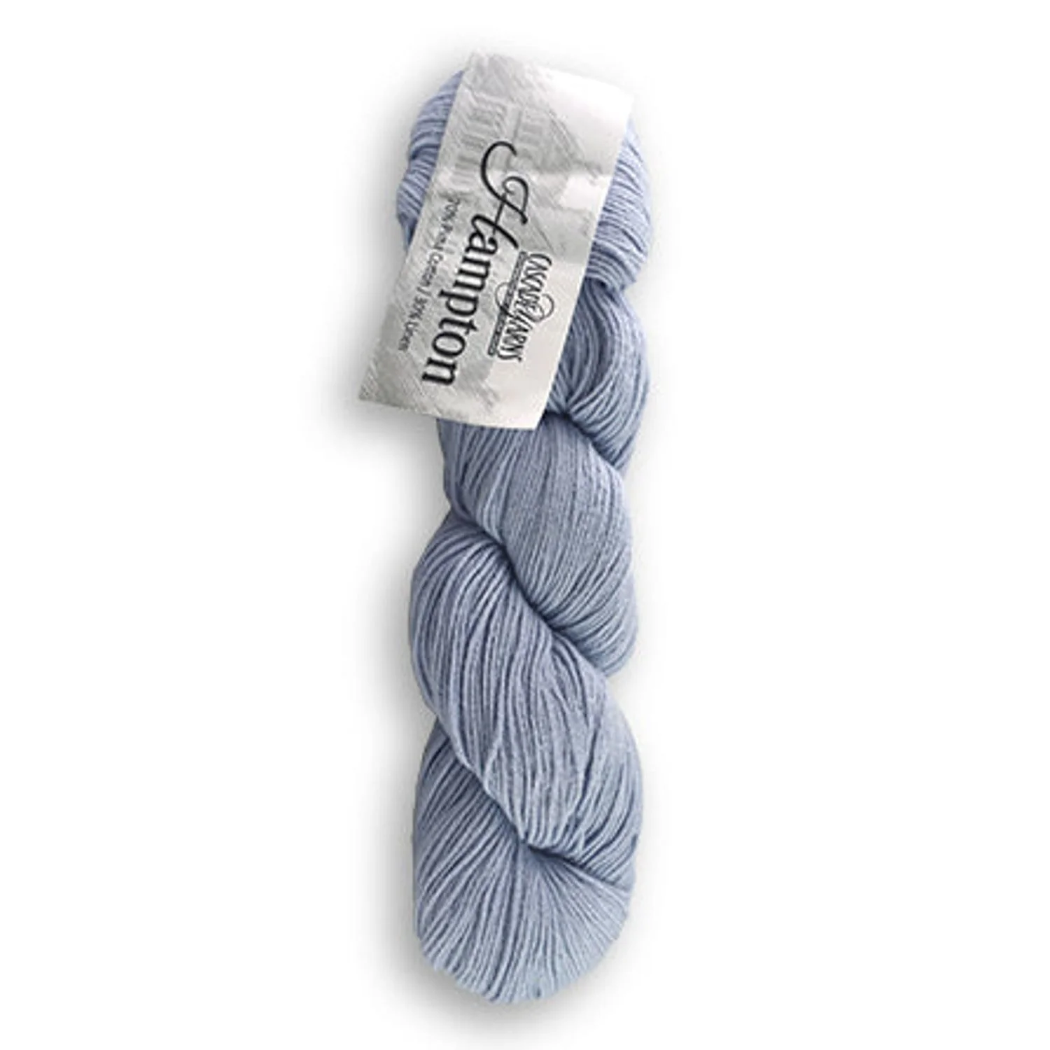 Cascade Hampton light blue yarn skein
