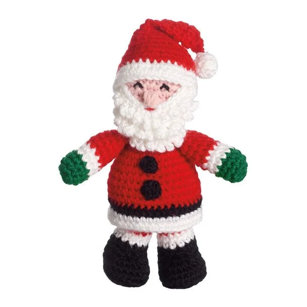 Leisure Arts holiday amigurumi crochet kit Santa figure