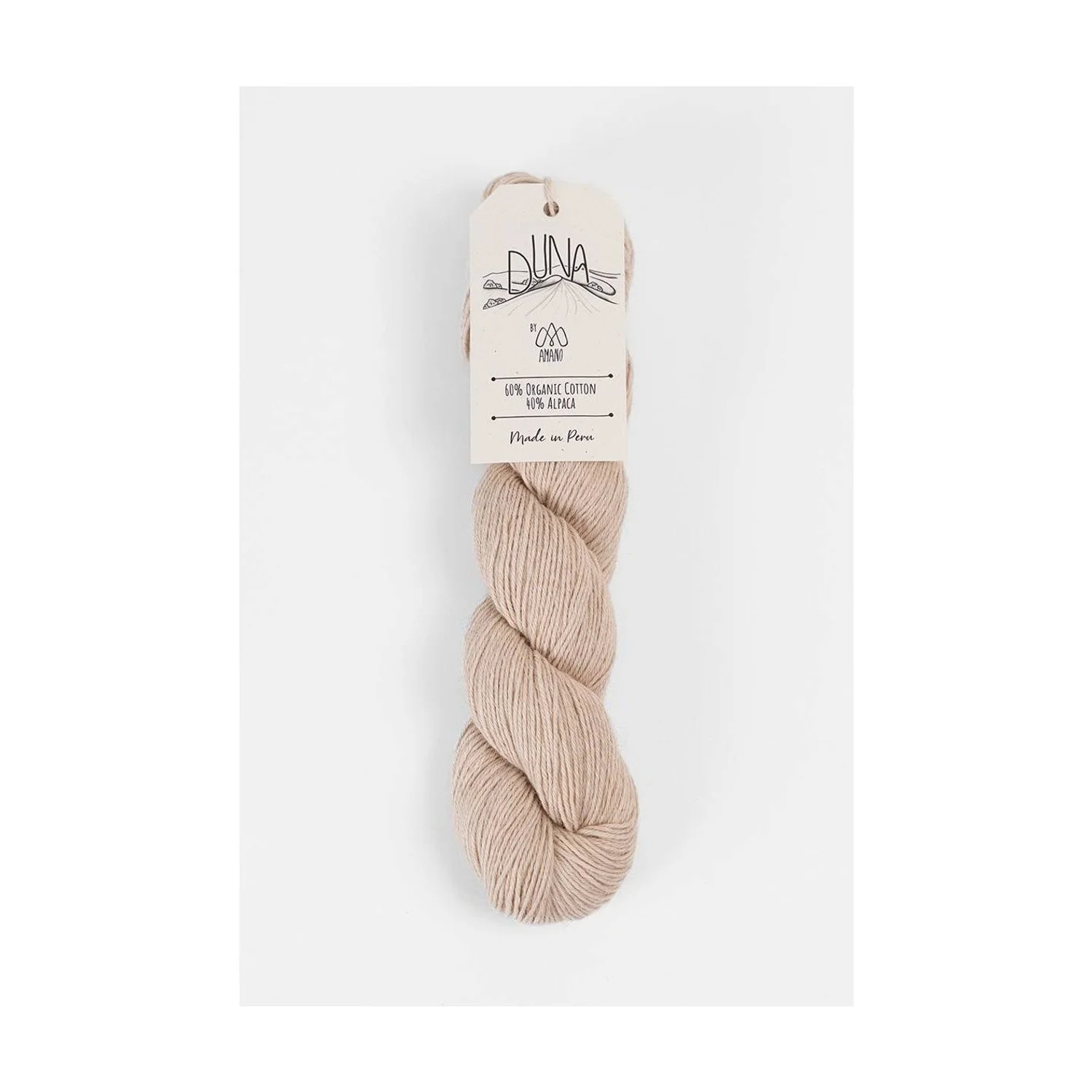 Amano Duna organic cotton yarn in beige