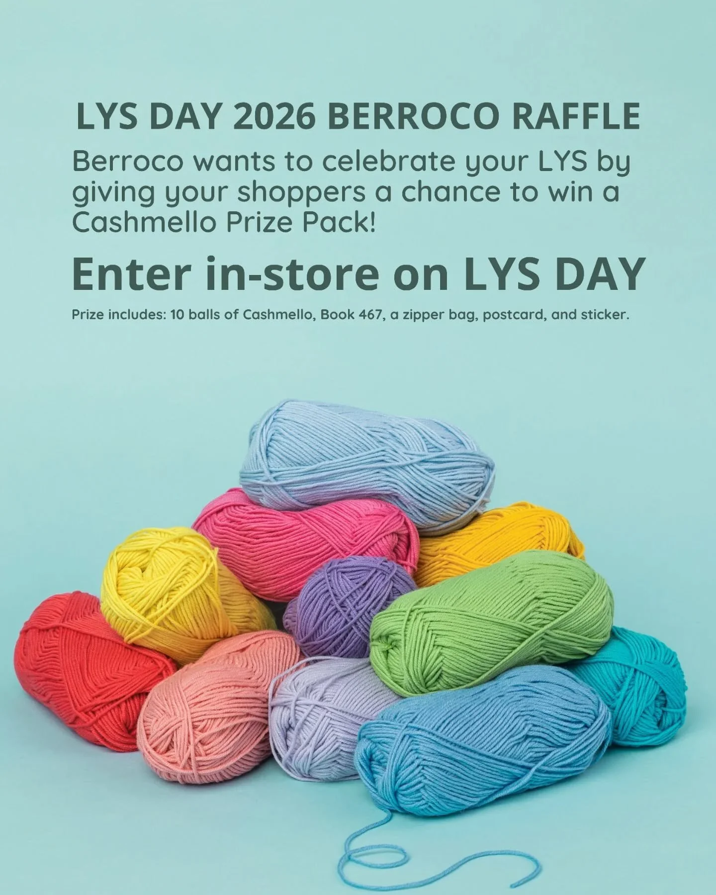 Premium yarn collection for LYS Day BOGO sale at AriYARN