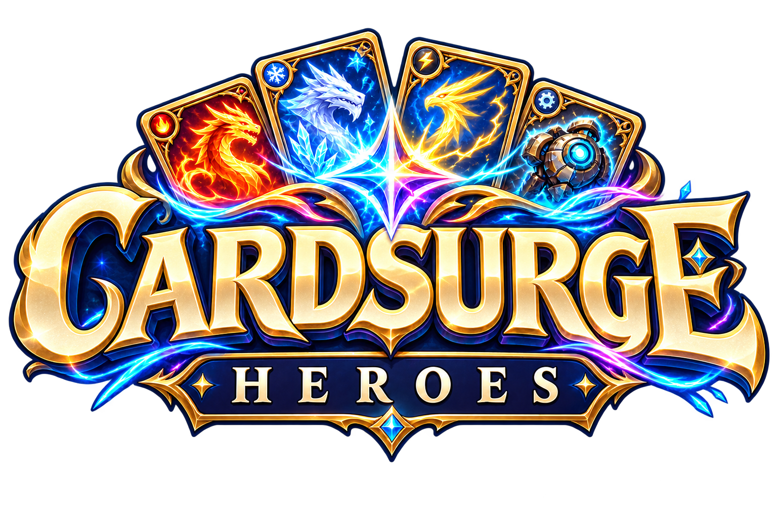 CardSurge: Heroes official game logo