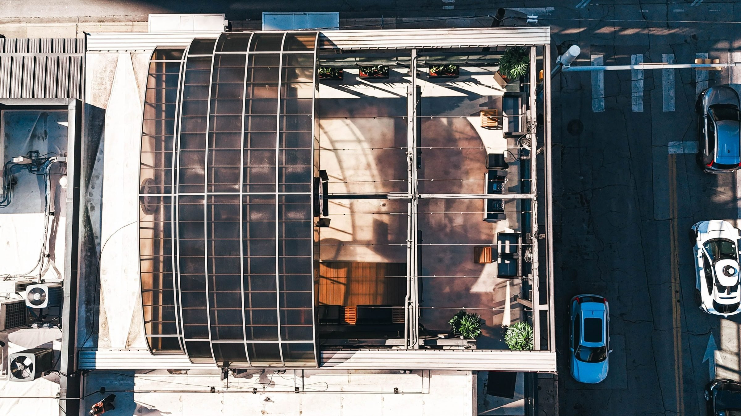 Rooftop from above