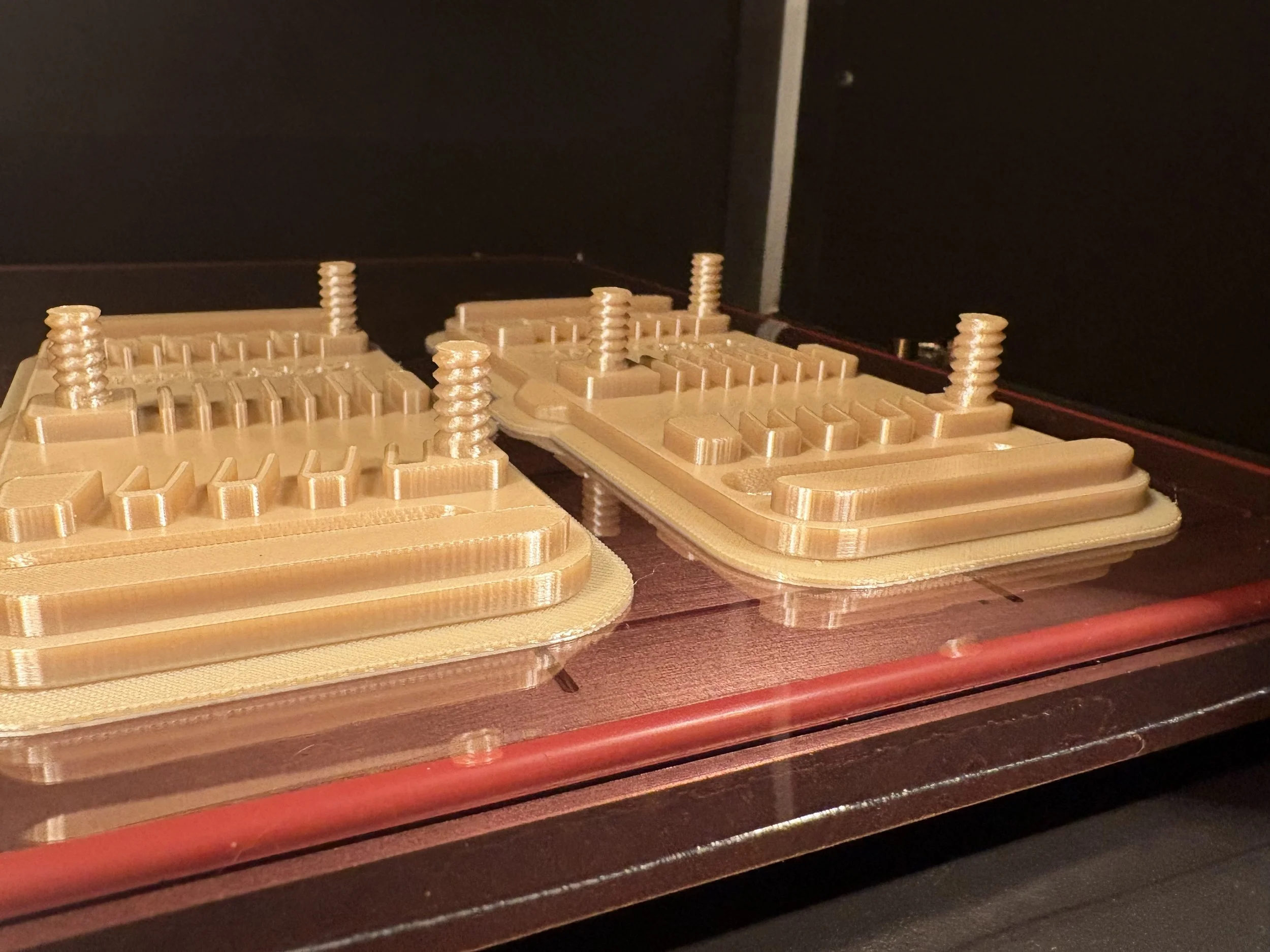 Completed fine detail ULTEM 9085 part