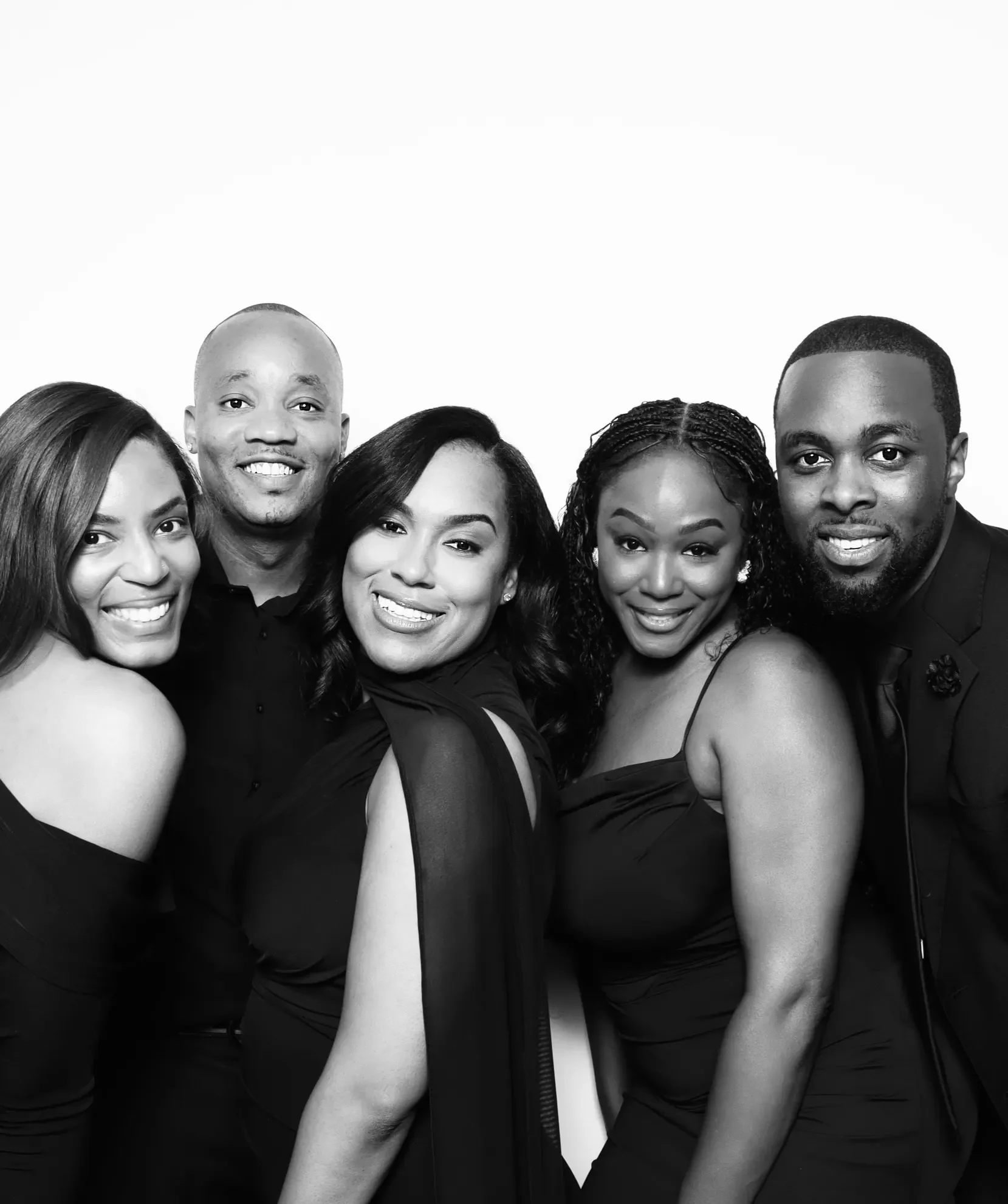 Glam Photo Booth portrait for Atlanta wedding