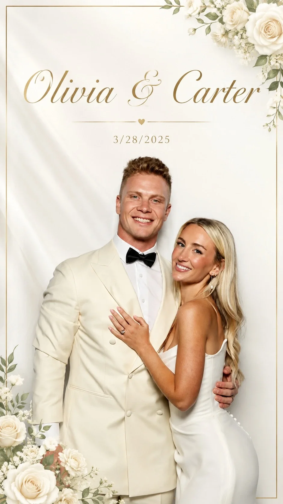 Custom Icon Photo Booth screen design