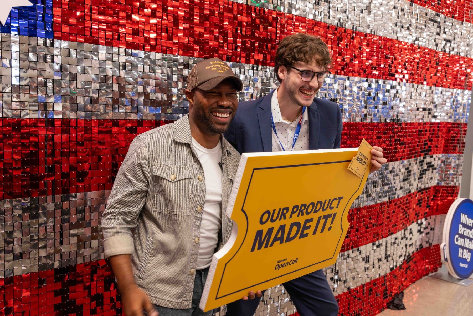 Small business owners celebrating at Walmart Open Call, produced by Rogue Dynamics