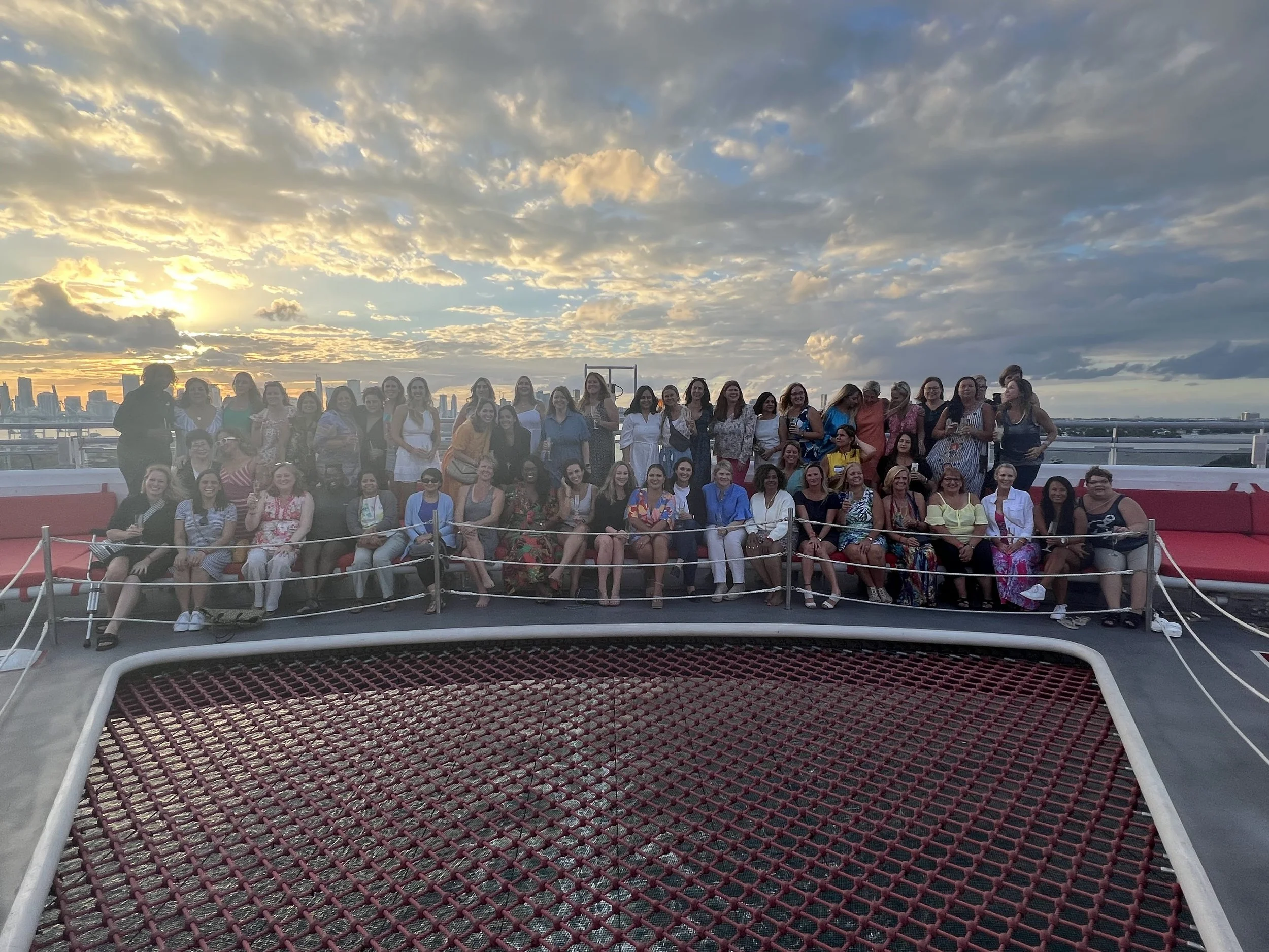 Group dining on cruise ship