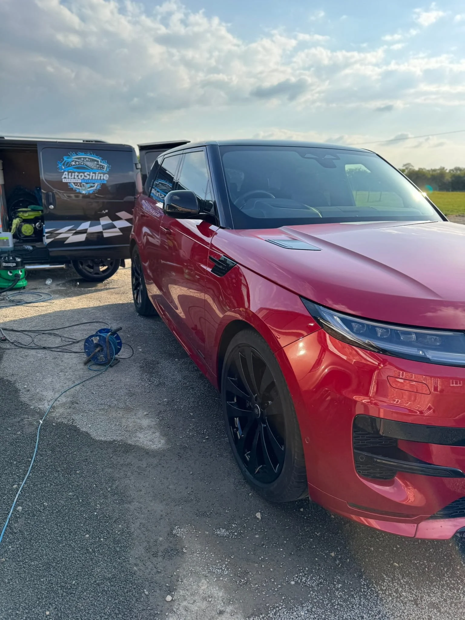 Paintwork machine polishing and gloss restoration in Warwickshire