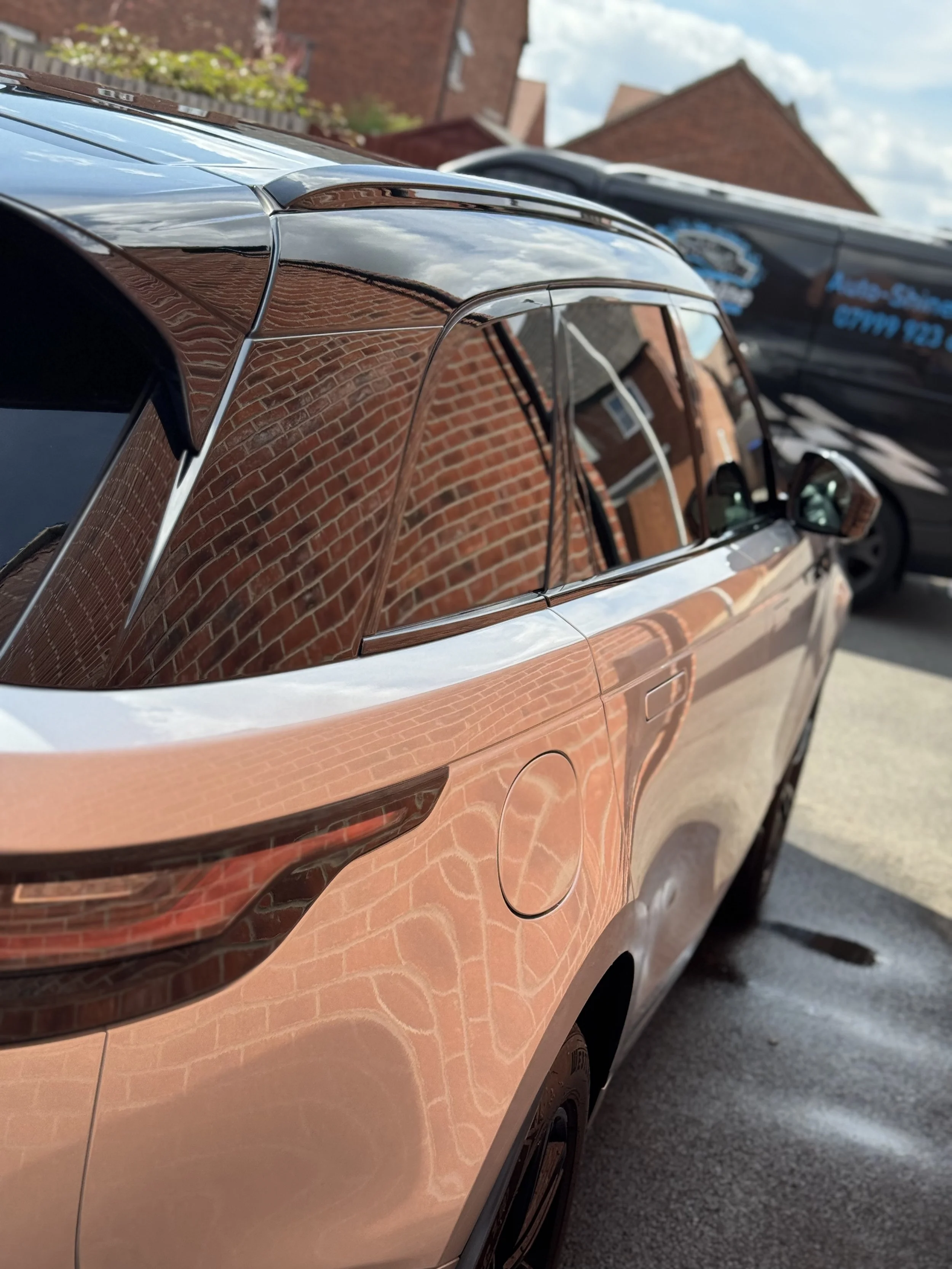 Ceramic coating applied to paintwork