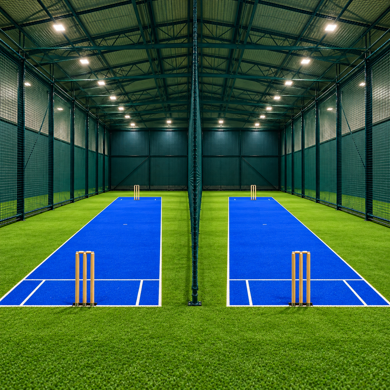 Double court hire for cricket and soccer at Werribee Indoor Sports