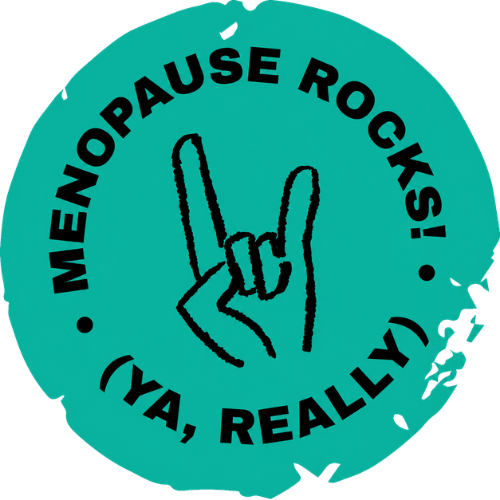 Menopause Rocks stamp
