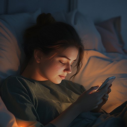 Person using an AI therapy app on their smartphone